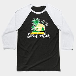 Beach Vibes Jamaican Baseball T-Shirt